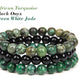 3 Piece African Turquoise Healing Crystal Bracelet Set