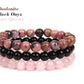 3 Piece Rhodonite Healing Crystal Bracelet Set